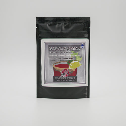 Épices à Bloody Caesar au jerky au poivre fumé
