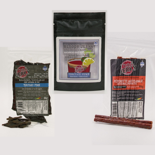 Ensemble Bloody Jerky Tériyaki